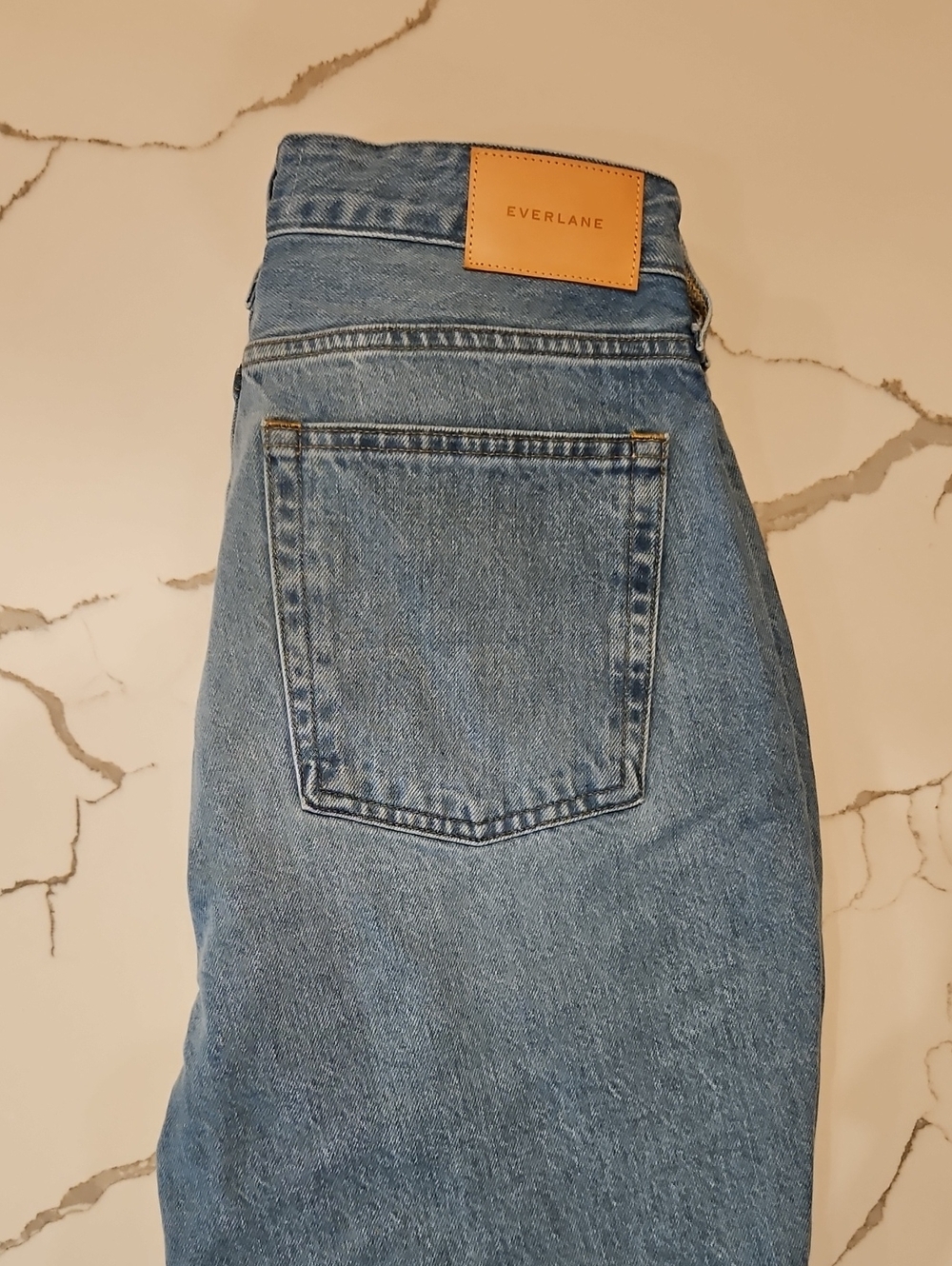 Everlane The Curvy 90's Cheeky Blue Waist 28